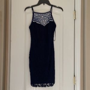 Navy Blue Homecoming/Prom/Evening Dress